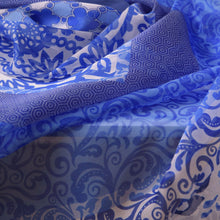 Load image into Gallery viewer, Dafne - Silk Scarf Shawl - Blue
