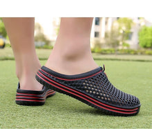Load image into Gallery viewer, Womens Sandals Summer Fashion Hollow Out Breathable Beach Slippers Flip Flops EVA Massage Slippers Sandals Garden Clogs Shoes Women's Breathable Sandals Water Slippers
