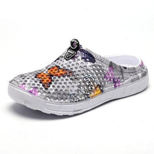 Load image into Gallery viewer, Womens Slip-On Quick Dry Water Clogs Shoes Beach Sandals Lightweight Breathable Bathroom Garden Clogs Shoes Summer Breathable Mesh Sandals Beach Footwear Anti-Slip Slippers Quick Drying Sandals

