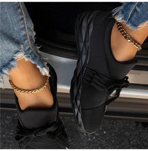 Load image into Gallery viewer, Womens Sneakers Casual Breathable Sport Shoes Autumn New Lace Up Vulcanized Sneakers Outdoor Walking Running Shoes Women Cushion Breathable Walking Tennis Sneakers
