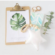 Load image into Gallery viewer, Wooden Beads Moon Star Heart Ornaments Dream Catcher Kids Room Decoration Wall Hanging Girls Baby Tents Handmade Wall Hanging Decor Home Gifts for Girls Gifts for Women
