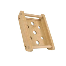 Load image into Gallery viewer, Wooden Natural Bamboo Soap Dishes Tray Holder Storage Soap Rack Plate Box Container Portable Bathroom Soap Dish Storage Box Bathroom Wooden Soap Case Holder Home Hand Craft Natural Wood Dish Holder for Soap Sponge
