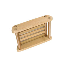 Load image into Gallery viewer, Wooden Natural Bamboo Soap Dishes Tray Holder Storage Soap Rack Plate Box Container Portable Bathroom Soap Dish Storage Box Bathroom Wooden Soap Case Holder Home Hand Craft Natural Wood Dish Holder for Soap Sponge
