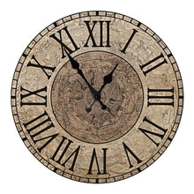 Load image into Gallery viewer, Wooden Wall Clock 10 Inch Silent Non Ticking Quartz Wall Clock 10 Inch Silent Non-Ticking Wooden Wall Clocks Battery Operated Country Retro Rustic Style Decorative for Living Room Kitchen  Retro Fashion Wood Wall Clock Decorative for Living Room Kitchen
