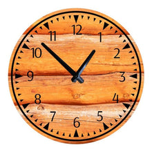 Load image into Gallery viewer, Wooden Wall Clock 10 Inch Silent Non Ticking Quartz Wall Clock 10 Inch Silent Non-Ticking Wooden Wall Clocks Battery Operated Country Retro Rustic Style Decorative for Living Room Kitchen  Retro Fashion Wood Wall Clock Decorative for Living Room Kitchen
