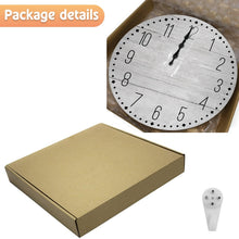 Load image into Gallery viewer, Wooden Wall Clock 10 Inch Silent Non Ticking Quartz Wall Clock 10 Inch Silent Non-Ticking Wooden Wall Clocks Battery Operated Country Retro Rustic Style Decorative for Living Room Kitchen  Retro Fashion Wood Wall Clock Decorative for Living Room Kitchen
