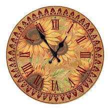 Load image into Gallery viewer, Wooden Wall Clock 10 Inch Silent Non Ticking Quartz Wall Clock 10 Inch Silent Non-Ticking Wooden Wall Clocks Battery Operated Country Retro Rustic Style Decorative for Living Room Kitchen  Retro Fashion Wood Wall Clock Decorative for Living Room Kitchen
