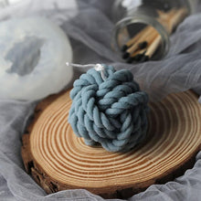 Load image into Gallery viewer, Woolen Candle Silicone Molds Candle Silicone Molds 3D Candle Molds Woolen Ball Mold And Knot Mold Ball Of Yarn Design Mold For Candle Making And Making Soap Wax Mold Woolen Ball Design Handmade Candle Scented Candle Wax Mold Home Decor
