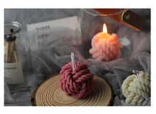 Load image into Gallery viewer, Woolen Candle Silicone Molds Candle Silicone Molds 3D Candle Molds Woolen Ball Mold And Knot Mold Ball Of Yarn Design Mold For Candle Making And Making Soap Wax Mold Woolen Ball Design Handmade Candle Scented Candle Wax Mold Home Decor
