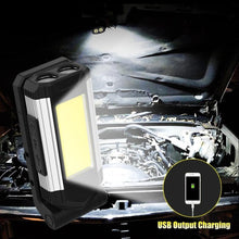 Load image into Gallery viewer, Work Light Rechargeable LED Camping Waterpoof Portable Multifunctional Adjustable USB Light Hanging Hook&amp; Magnetic Base Flashlight For Hurricane Camping Hiking Riding Fishing Jogging Household

