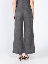 Load image into Gallery viewer, Woven fabric one button wide leg casual pant
