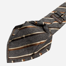 Load image into Gallery viewer, Velletri - Silk Jacquard Tie - Steel

