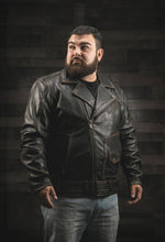 Load image into Gallery viewer, Wrath Men's Motorcycle Leather Jacket
