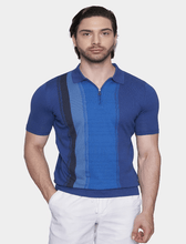 Load image into Gallery viewer, The Mercerized Cotton Polo (Ocean Tones)

