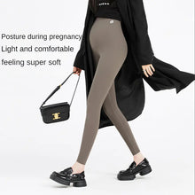 Load image into Gallery viewer, Maternity Velvet Shark Skin Belly Support Pants - # WOM21410011 - PRG
