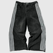 Load image into Gallery viewer, Y2K Baggy Jeans Harajuku vintage Striped Embroidered high quality Sweatpants men women Hip Hop Casual wide leg jeans streetwear
