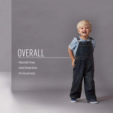 Load image into Gallery viewer, Wrangler Authentics Boys' Classic Denim Overall 5T Aged Indigo - # BOAA11410007
