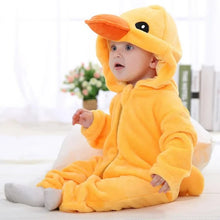 Load image into Gallery viewer, Cartoon Flannel Baby Rompers - # BAAA21110013
