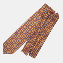 Load image into Gallery viewer, Parma - Printed Madder Silk Tie - Amber Yellow
