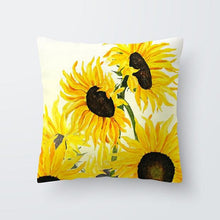Load image into Gallery viewer, Yellow Pillow Case Cushion Cover Geometric Polyester Pillowcase Home Decorative Yellow Grey Modern Pillow Covers Beautiful Pattern Linen Square Pillow Case For Sofa Couch 45x45CM
