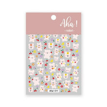 Load image into Gallery viewer, Yellow Smiles Sun Moon Clouds 3D Nail Stickers For Halloween Theme Slider Decals Nail Art Decorations Design  3D Self-Adhesive Nail Decorations Accessories Women Girls Manicure Decorations Nail Art Supplies Water Transfer Decals
