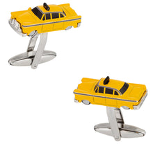 Load image into Gallery viewer, Yellow Taxi Cab Cufflinks
