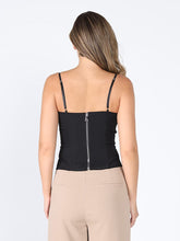 Load image into Gallery viewer, Zip up corset top with straps
