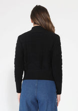Load image into Gallery viewer, Zip up long sleeve textured jacket

