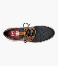 Load image into Gallery viewer, Stacy Adams MOXLEY Cognac with Navy Knit Lace Up Sneaker
