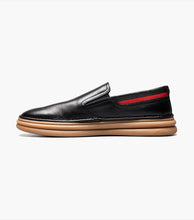 Load image into Gallery viewer, Stacy Adams Delmar Black Plain Toe Slip-on Men’s Comfort Shoe
