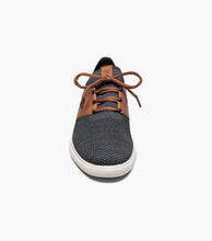Load image into Gallery viewer, Stacy Adams MOXLEY Cognac with Navy Knit Lace Up Sneaker
