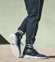 Load image into Gallery viewer, Stacy Adams MOXLEY Black/Gray Knit Lace Up Sneaker
