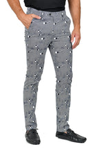 Load image into Gallery viewer, Barabas CP106 WALK WITH ME Black and White Checkered Slim Fit Dress Pant
