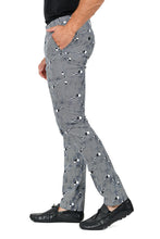 Load image into Gallery viewer, Barabas CP106 WALK WITH ME Black and White Checkered Slim Fit Dress Pant

