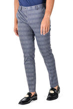 Load image into Gallery viewer, Barabas CP132 SIMPLE Grey Checkered Slim Fit Dress Pant
