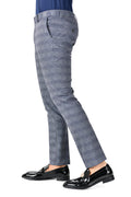 Load image into Gallery viewer, Barabas CP132 SIMPLE Grey Checkered Slim Fit Dress Pant
