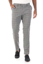Load image into Gallery viewer, Barabas CP63 CALL THE SHOTS Grey and White Checkered Slim Fit Dress Pant

