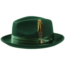 Load image into Gallery viewer, Bruno Capelo 100% Wool Classic Fedora Dress Hat
