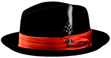 Load image into Gallery viewer, Bruno Capelo 100% Wool Classic Fedora Dress Hat
