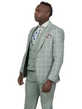 Load image into Gallery viewer, Steven Land | Zeus 3 PC Suit | Classic Fit | Mint ZEUSSL7764142R
