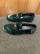 Load image into Gallery viewer, Successos Green Sequins Men’s Red Bottom Dress Shoes Sizes 7-15
