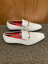 Load image into Gallery viewer, After Midnite  White Smoking Slip-on Men’s Red Bottom Dress/Prom Shoes Style: 6993
