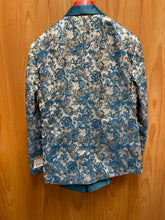 Load image into Gallery viewer, Kent &amp; Park JP108 Teal Floral Print 4-Piece Suit
