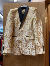 Load image into Gallery viewer, Cielo Gold Blazer Sizes 36-48
