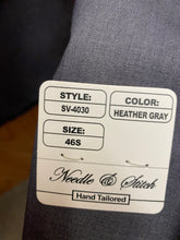 Load image into Gallery viewer, Needle &amp; Stitch Heather Gray Wool Blend 3-Piece Suit 46S
