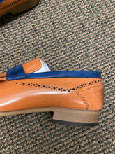Load image into Gallery viewer, Antonio Cerrelli Tan/Navy Slip-on Dress Shoes Style 6982
