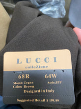 Load image into Gallery viewer, Lucci 3-button Brown 2-piece suit 68R 3PP
