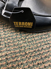 Load image into Gallery viewer, Terroni Italian Design Black Men’s Slip-on Dress Shoes
