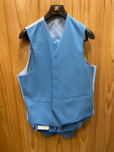 Load image into Gallery viewer, Giorgio Brutini Blue multi 3-piece suit 44R
