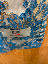 Load image into Gallery viewer, Kent &amp; Park JP108 Teal Floral Print 4-Piece Suit
